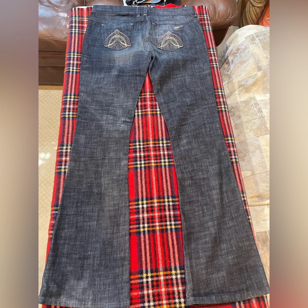 Bebe Charlotte Spiro Boot Cut Jeans